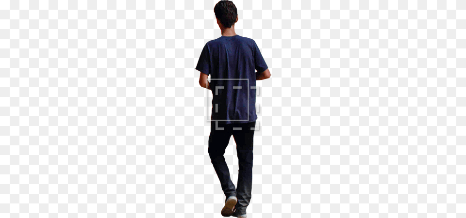 Young Man With Blue Shirt, Clothing, Person, T-shirt, Walking Free Png