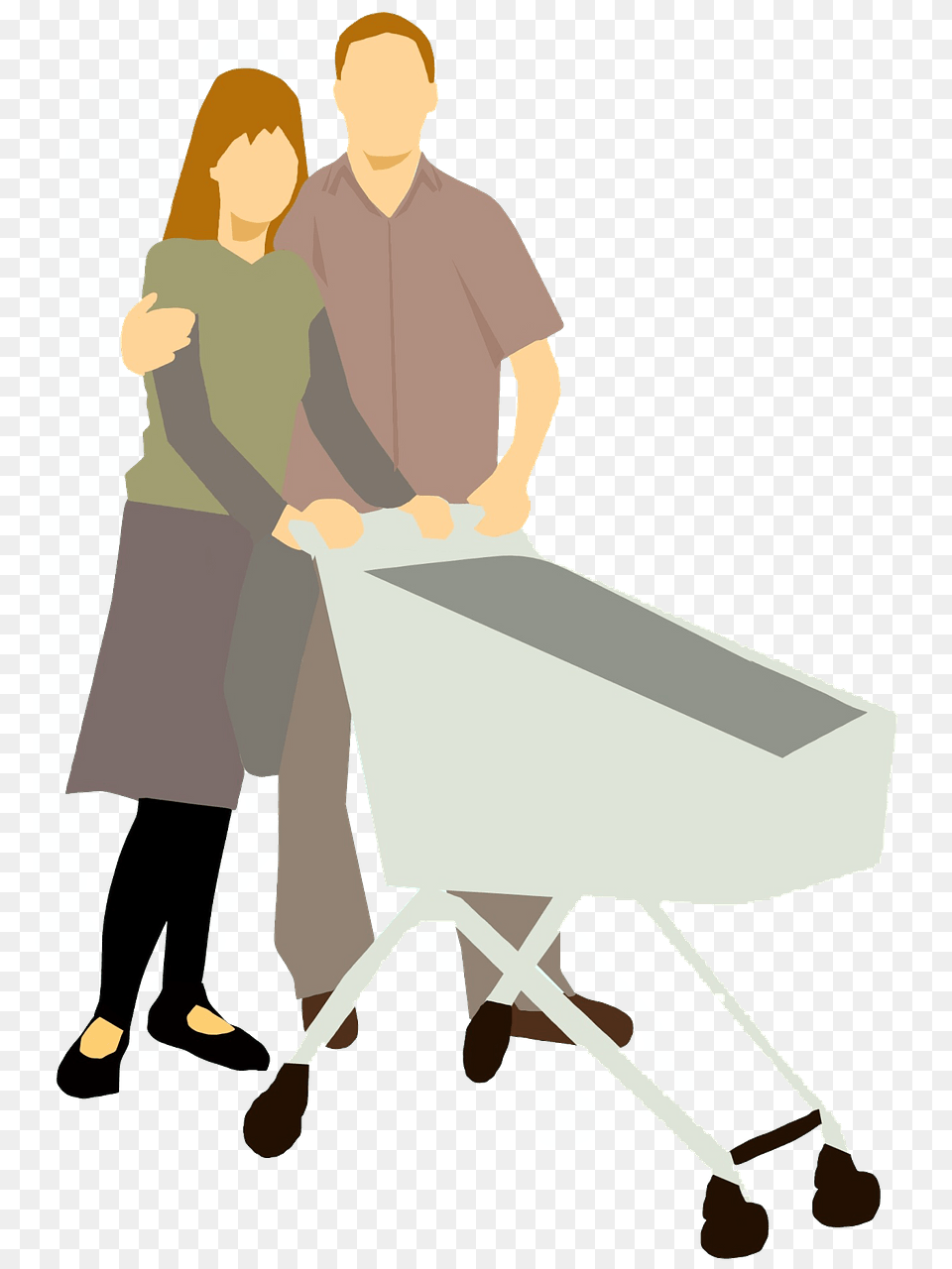 Young Parents Clipart, Adult, Person, Woman, Female Png