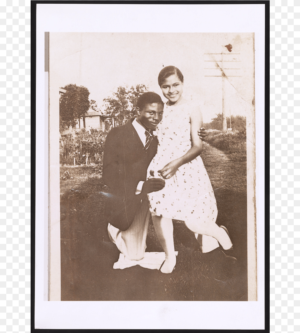 Young Rosa Parks And Raymond Parks, Dress, Formal Wear, Suit, Clothing Free Png