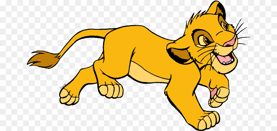 Young Simba Clip Art Lion King Simba Young, Animal, Mammal, Wildlife, Baby Png Image