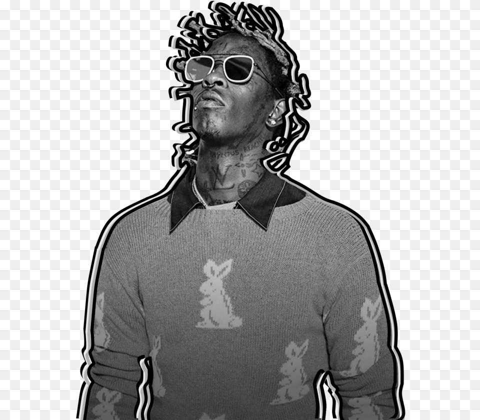 Young Thug Returns Young Thug, Accessories, Long Sleeve, Photography, Head Png Image