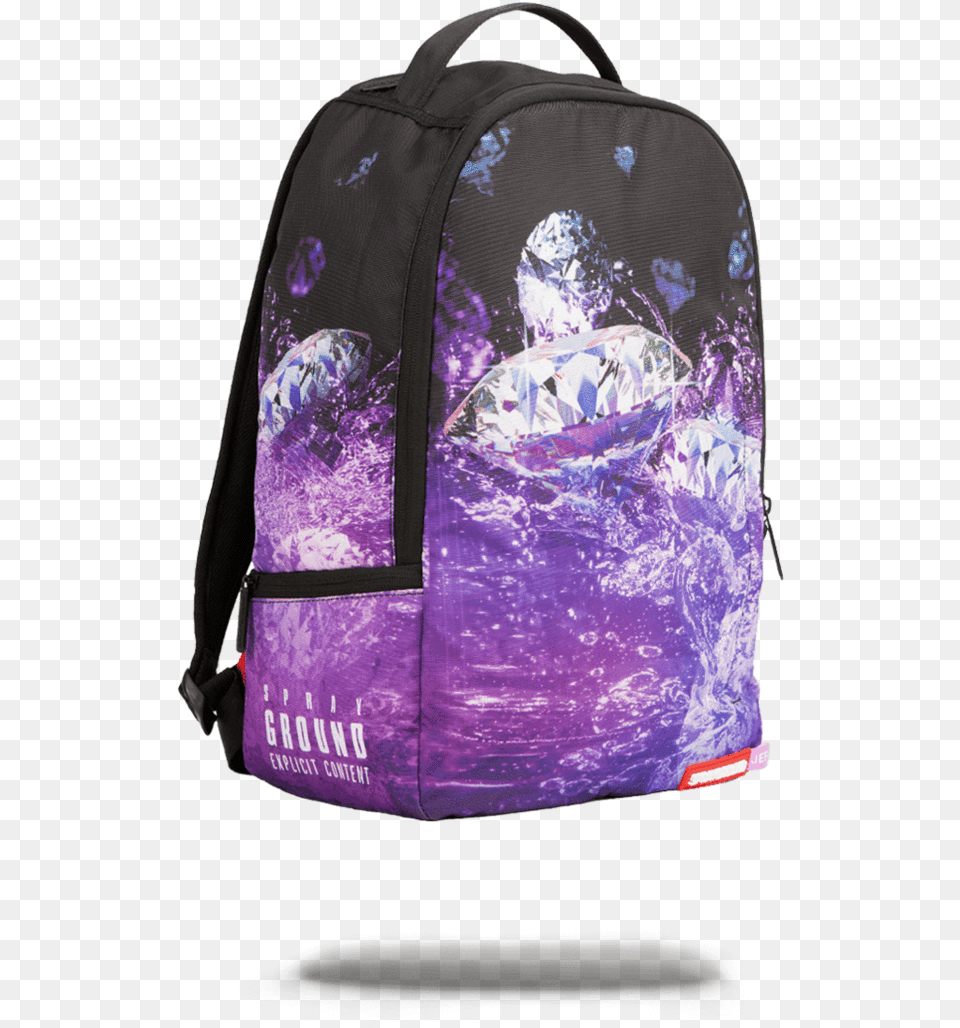 Young Thug X Sprayground Diamond Cube, Backpack, Bag Free Png Download