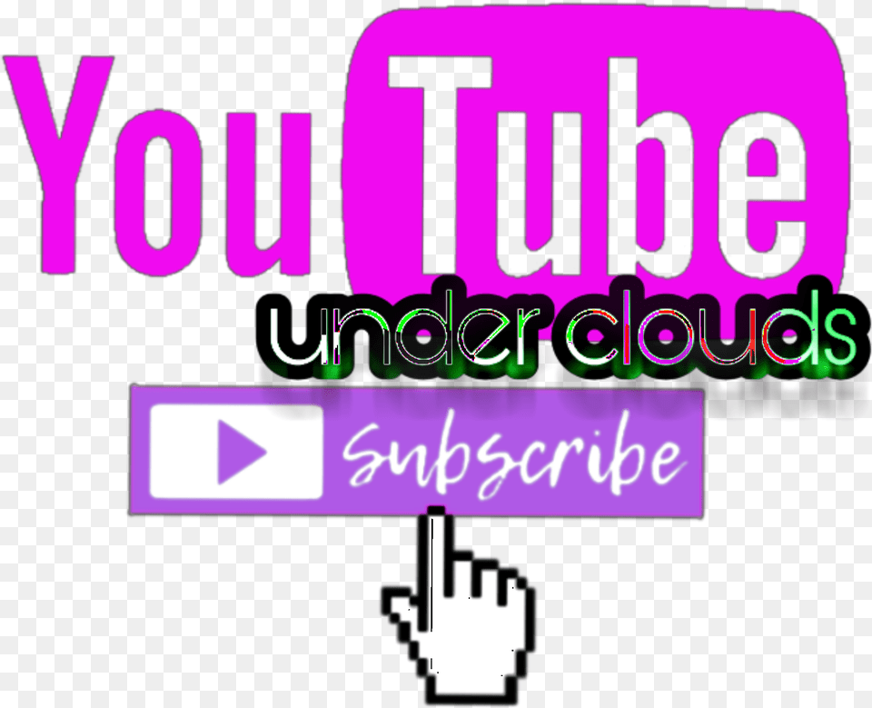 Young Underclouds Superchico Subscribe Pink Video Canal Youtube, Purple, Scoreboard, Text Free Png