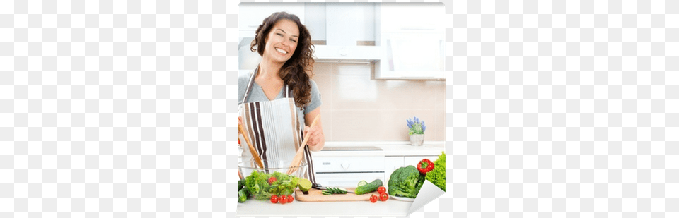 Young Woman Cooking Food Scale Precision Digital Accuracy In Pounds Grams, Adult, Female, Person Png