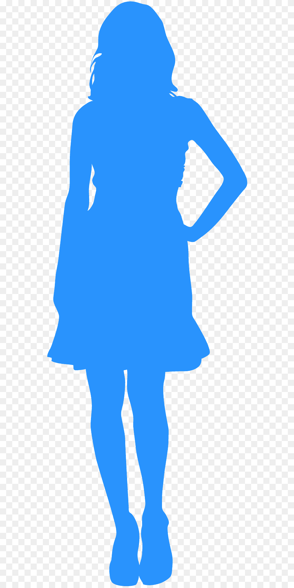 Young Woman Silhouette, Adult, Female, Person Free Transparent Png