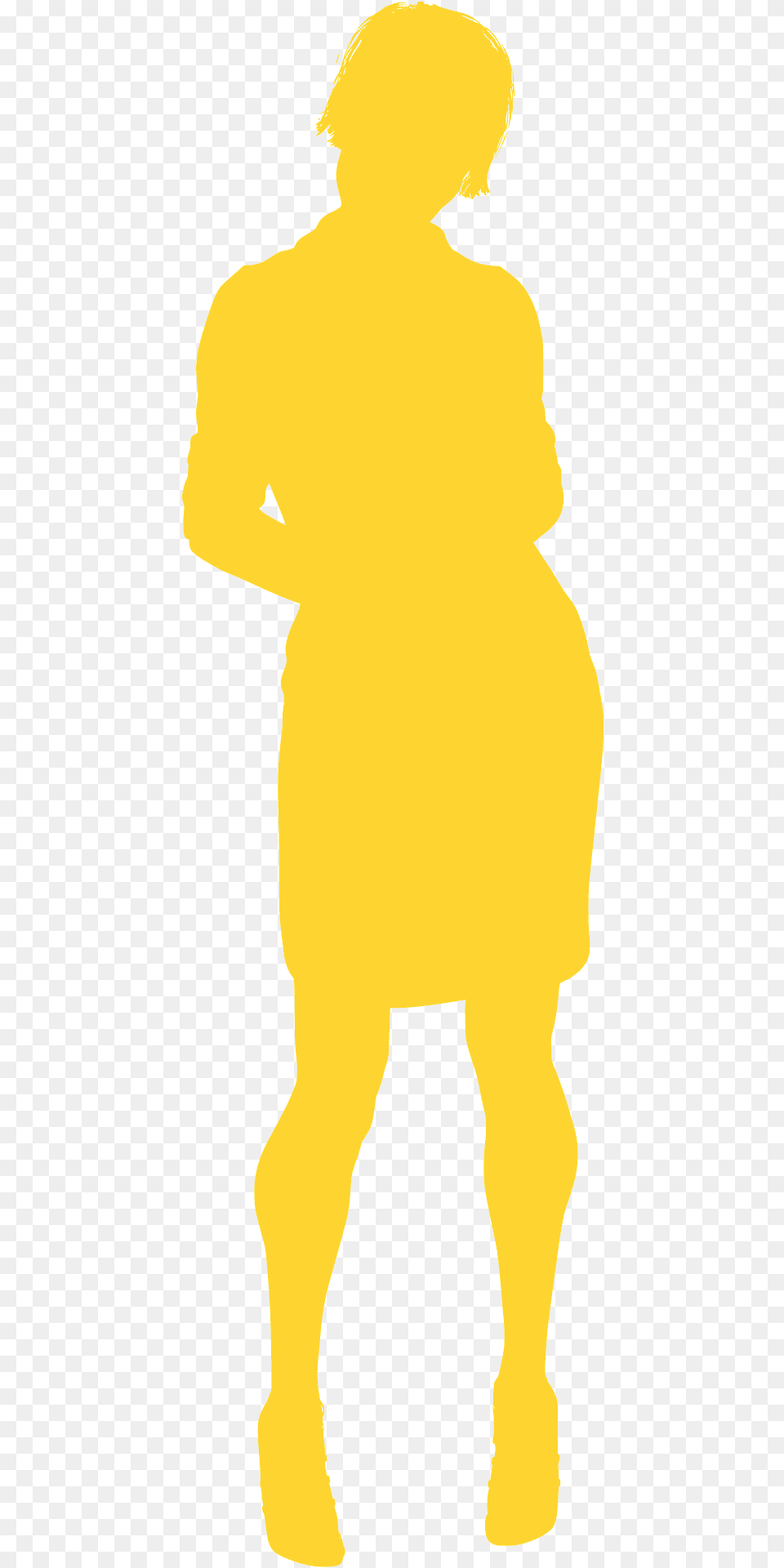 Young Woman Silhouette, Clothing, Coat, Adult, Male Free Png