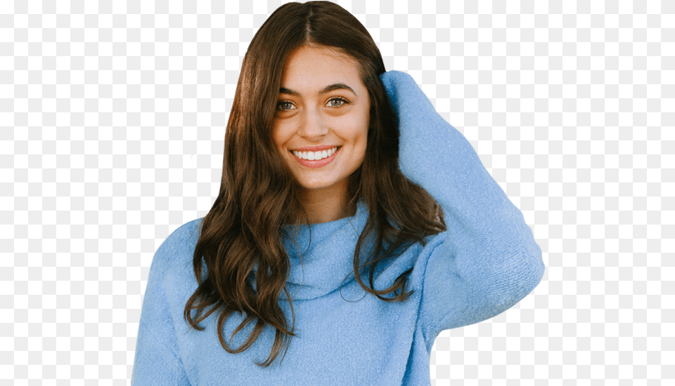 Young Woman With Flawless Smile Young Woman Licks Man39s Neck, Person, Face, Happy, Head Png Image