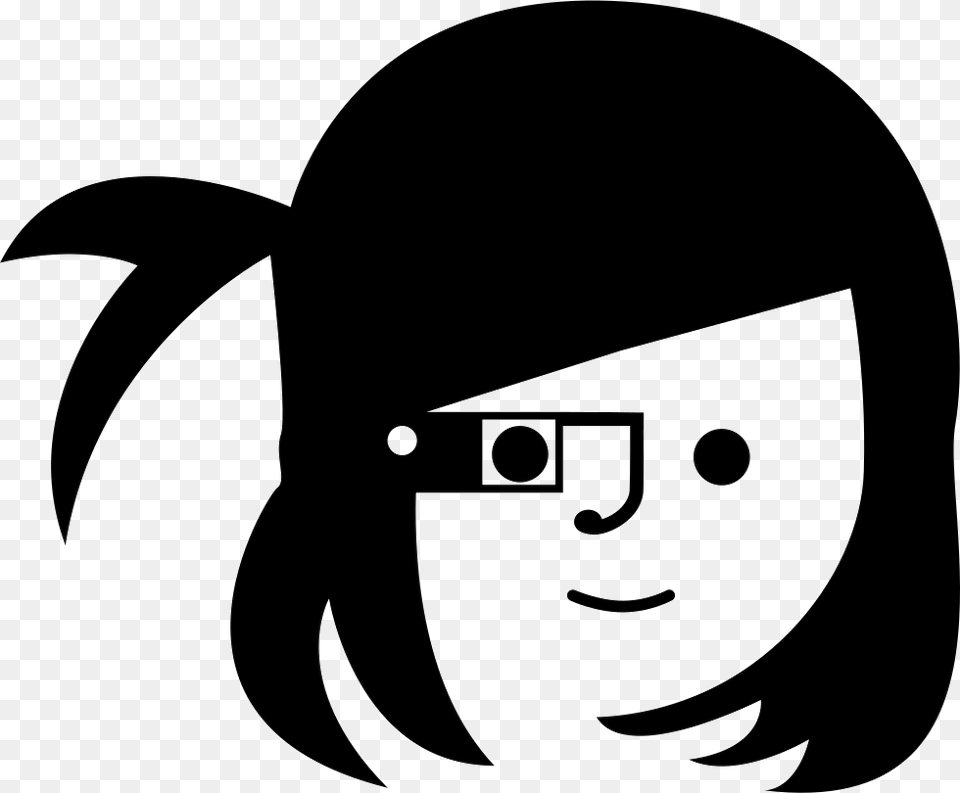 Young Woman With Google Glasses Meya Ai, Photography, Stencil Png Image