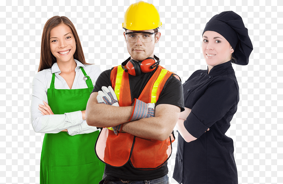 Young Worker Safety Construction Worker White Background, Adult, Woman, Vest, Person Free Transparent Png