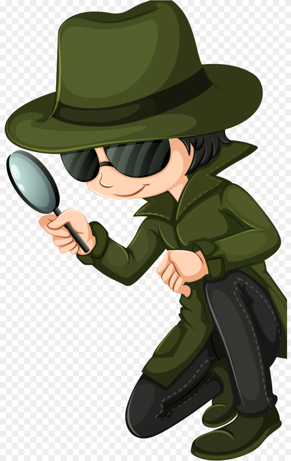 Youngdetectivegirl Detective Illustration, Photography, Clothing, Hat, Person Free Transparent Png