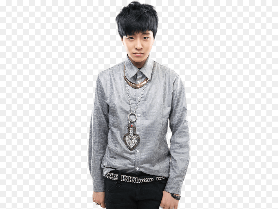 Youngjae Grey Shirt Youngjae Girls Girls Girls, Accessories, Sleeve, Long Sleeve, Clothing Free Png