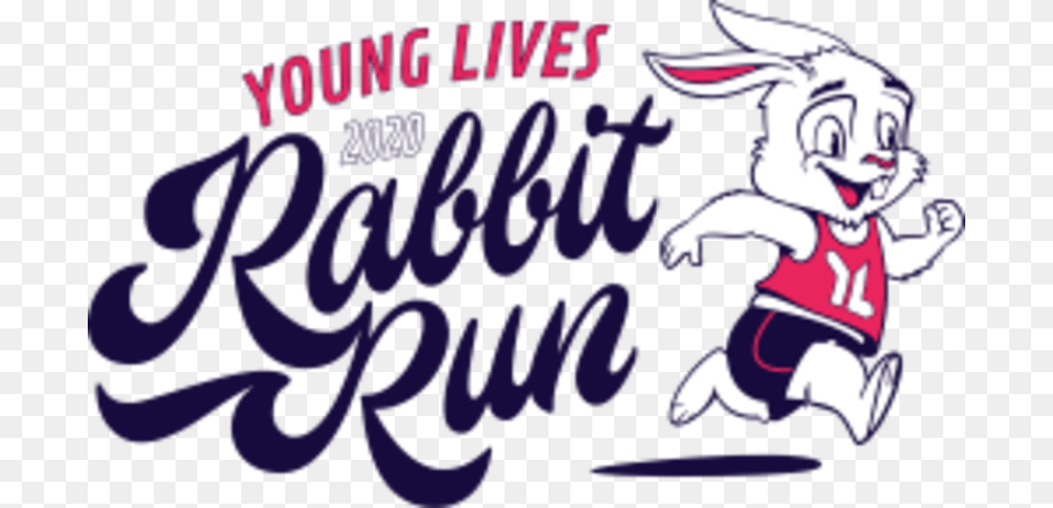 Younglives Rabbit Run Calligraphy, Book, Comics, Publication, Baby Free Transparent Png