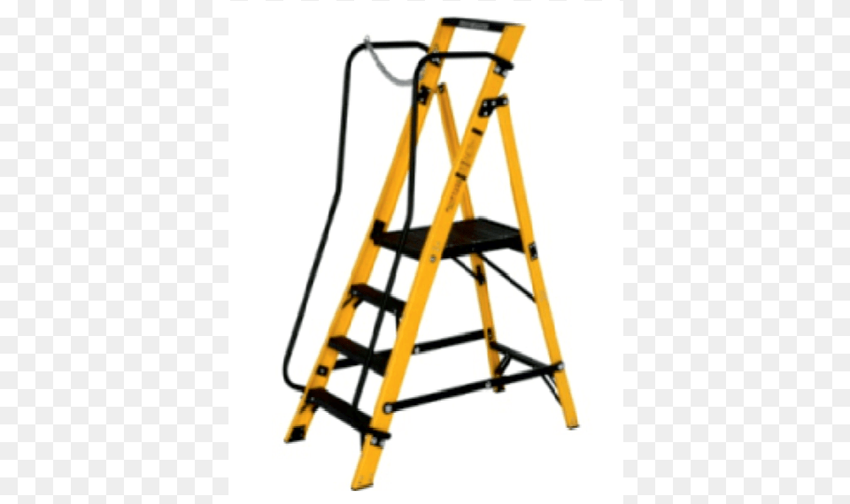 Youngman Megastep Ladder, Fence, Device, Grass, Lawn Free Png