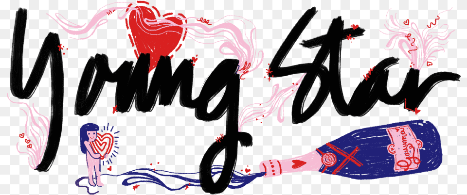 Youngstar Logo Valentines Young Star Philippines Logo, Person, Art, Graphics, Face Free Png Download