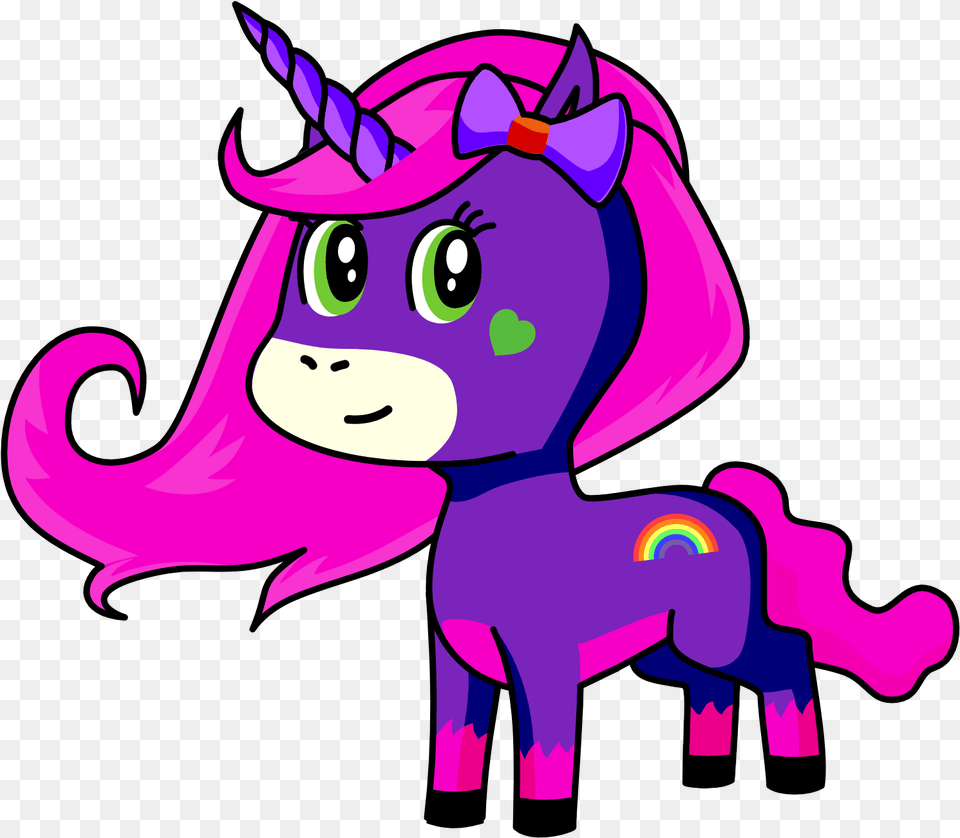 Younicorn, Purple, Baby, Person, Face Png Image