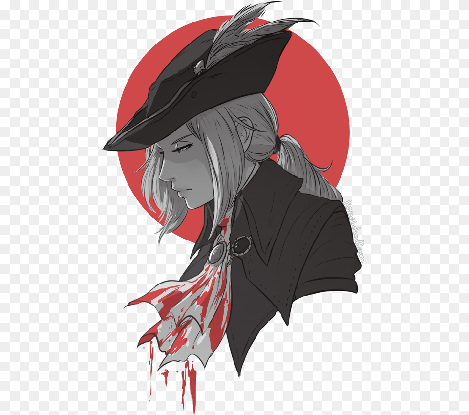 Your Attacks Gain The Long Reach Property And Deal Lady Maria Bloodborne Fanart, Book, Comics, Publication, Adult Png