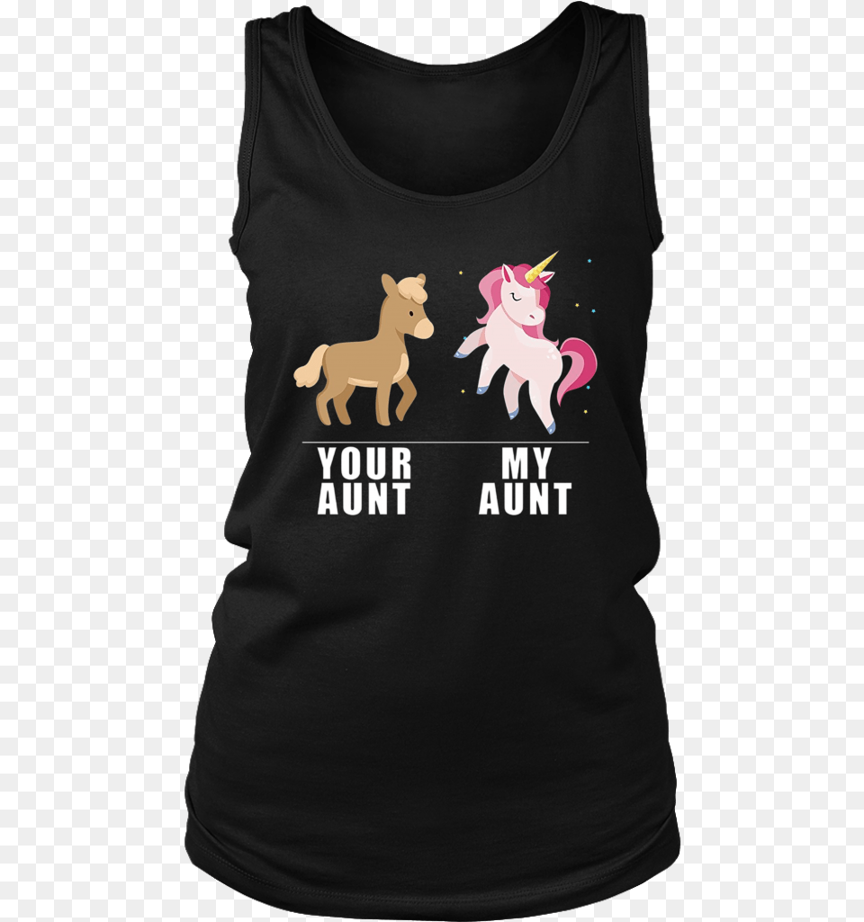 Your Aunt My Unicorn T Shirt Hoodie Hoodie Shirt Happy Birthday Black Queen October, Clothing, T-shirt, Tank Top, Person Free Transparent Png