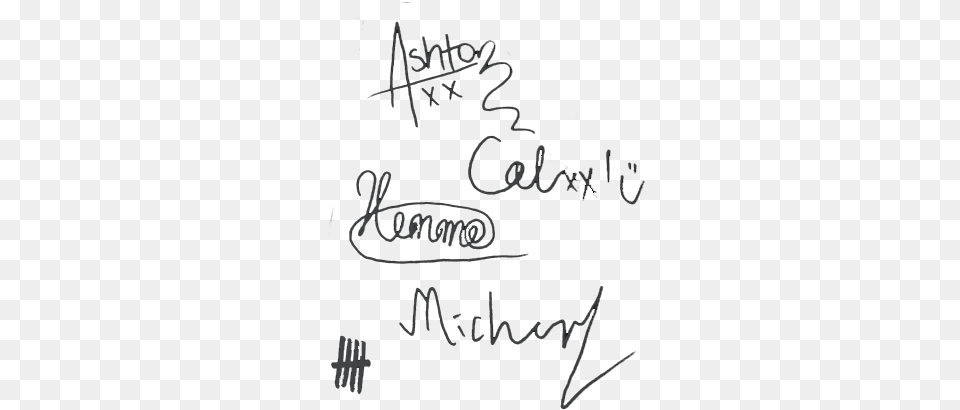 Your Board Is Now Signed By 5sos Figured This Would 5 Seconds Of Summer Signature, Blackboard, Handwriting, Text Png