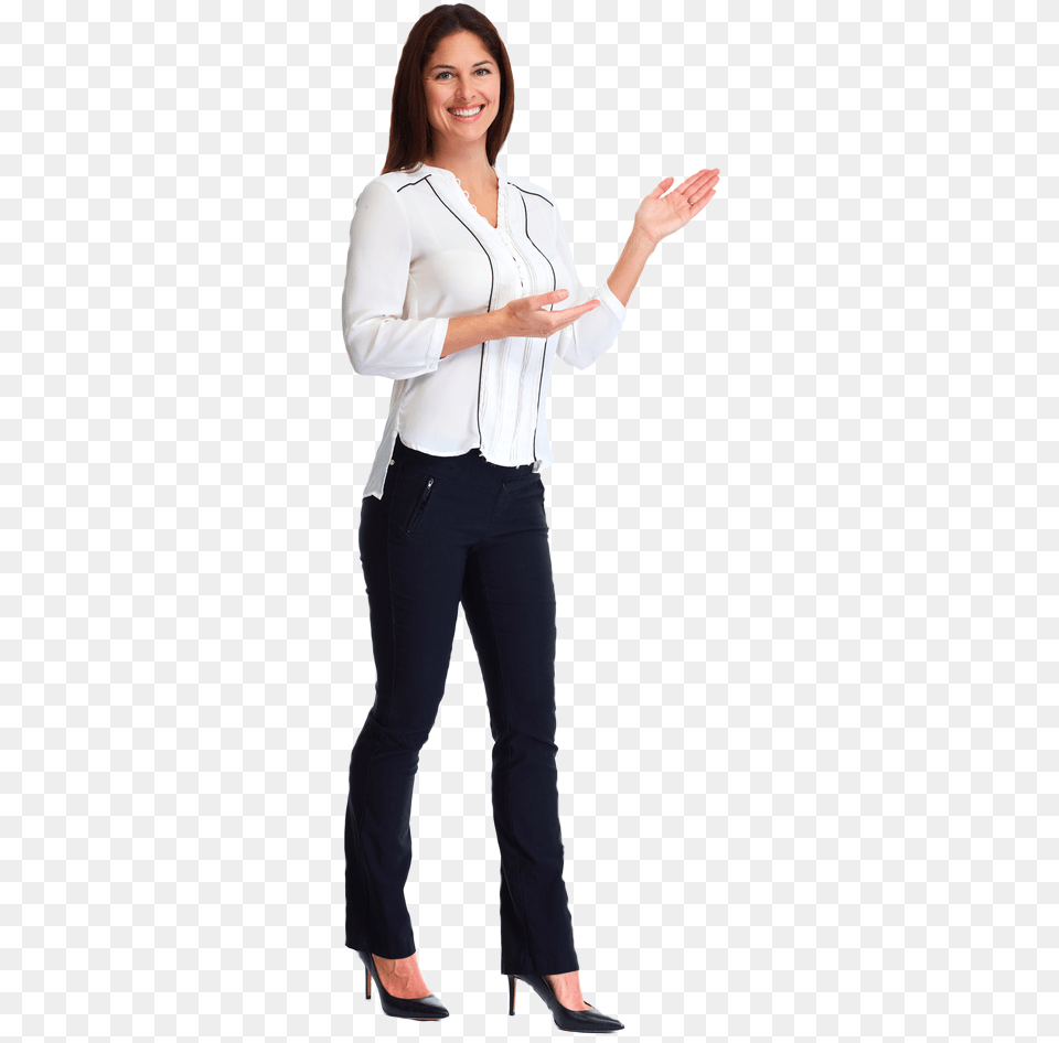 Your Browser Does Not Support The Video Tag Presenter White Background, Blouse, Sleeve, Clothing, Pants Free Png