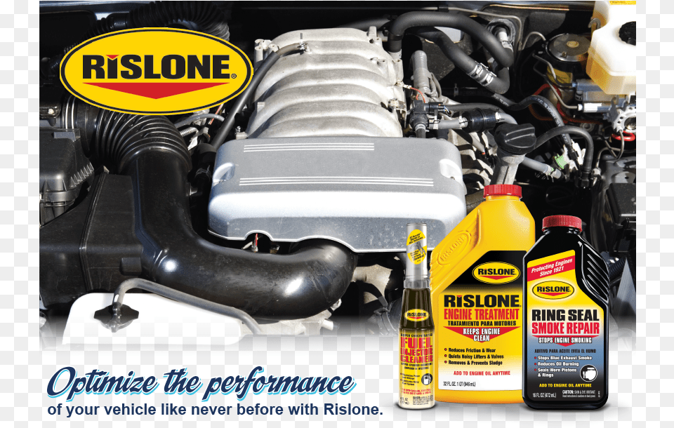 Your Car Gets Tired Too Rislone 100qr Engine Treatment 32 Oz, Machine, Motor, Transportation, Vehicle Free Png Download