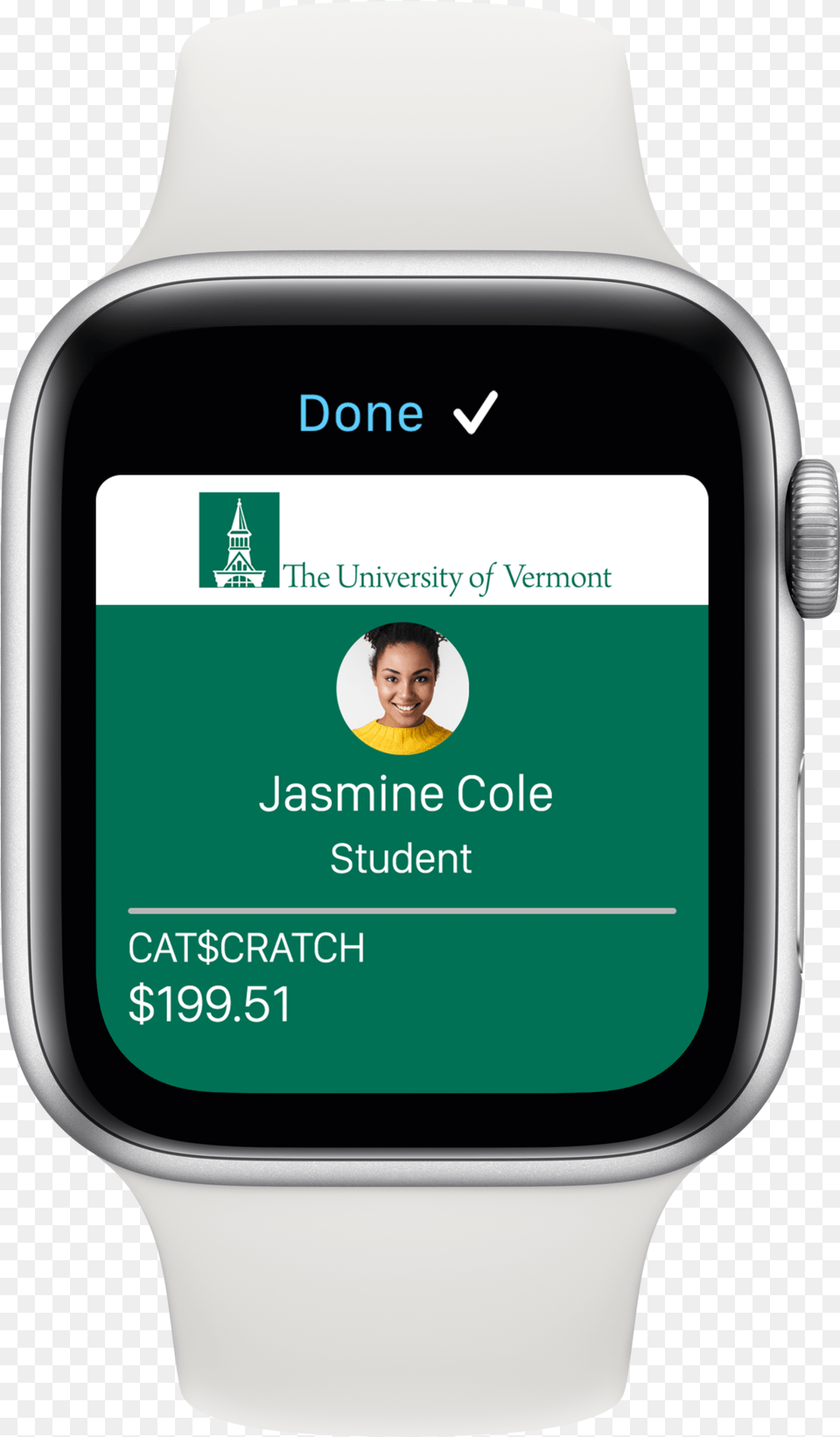 Your Catcard Now Apple Watch Series 5 Rosa Gold, Wristwatch, Person, Face, Head Free Png