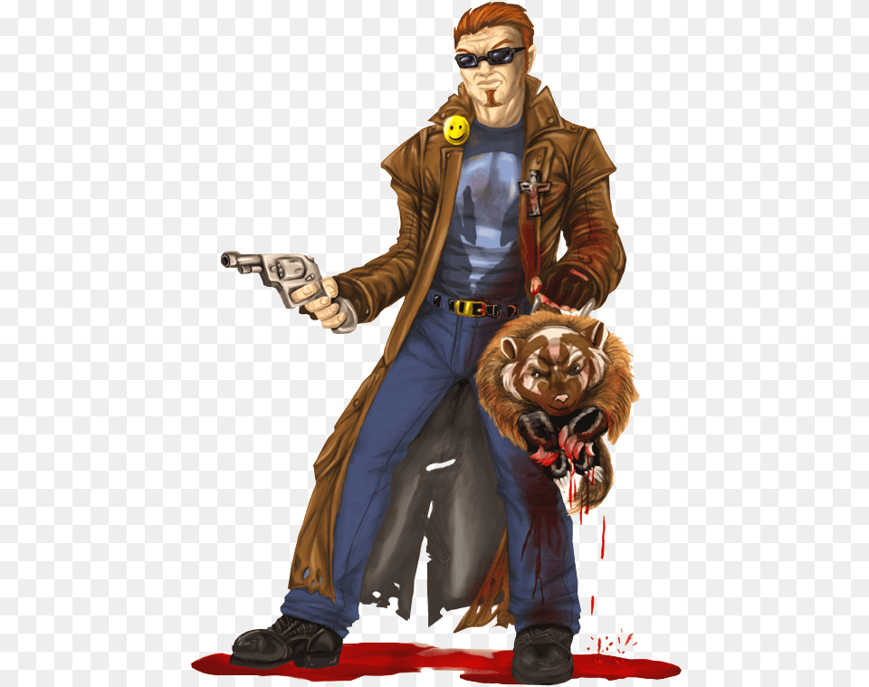 Your Favorite Videogame Character Of All Time Postal Postal 3 Dude, Book, Clothing, Coat, Comics Png