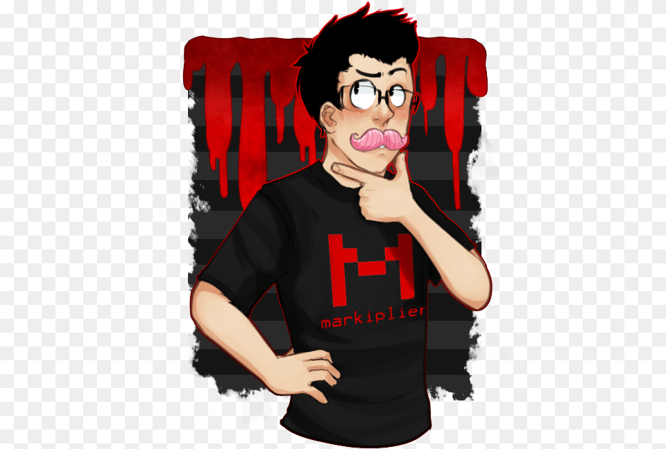 Your Favorite Youtube Gamer Markiplier Youtube, Fork, T-shirt, Clothing, Cutlery Free Transparent Png