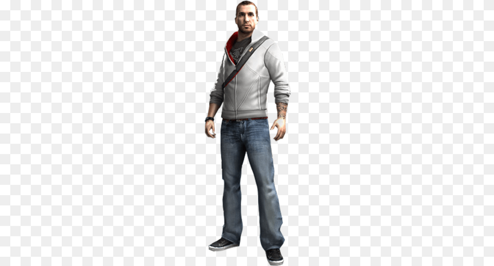 Your Favourite Video Game Character Archive Desmond Miles Mcpe, Vest, Clothing, Coat, Jacket Png Image