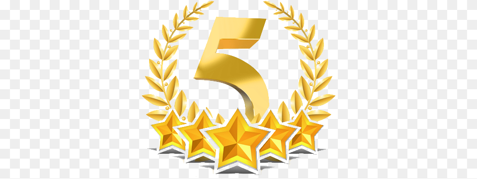 Your Five Star, Symbol, Number, Text Png Image