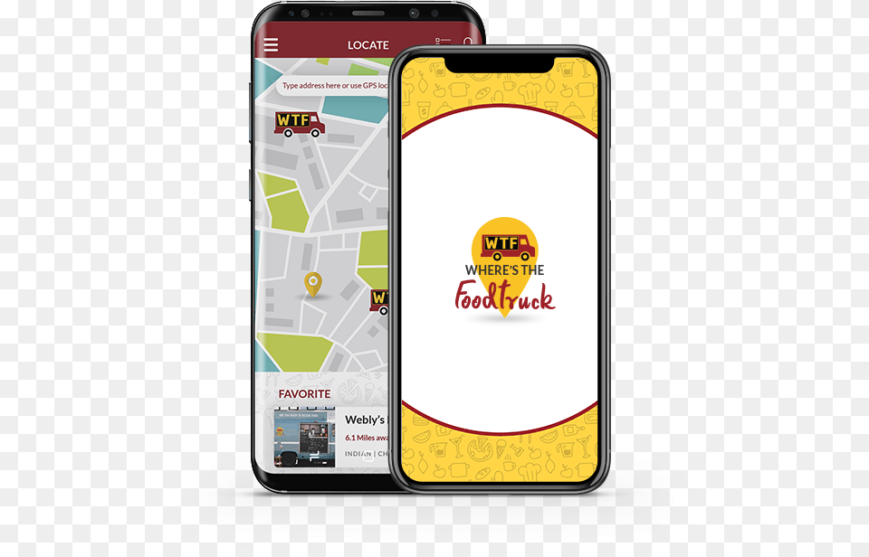 Your Iphone Or Android Food Truck Tracker App, Electronics, Mobile Phone, Phone Free Png Download
