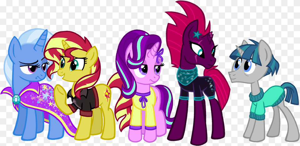 Your Jurisdictionage May Mean Viewing This Content Mlp Sunset Shimmer And Trixie, Purple, Book, Comics, Publication Png