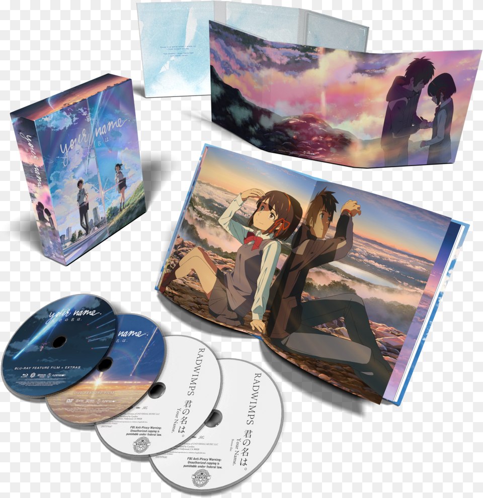 Your Name Collector39s Edition, Disk, Dvd, Person, Adult Png Image