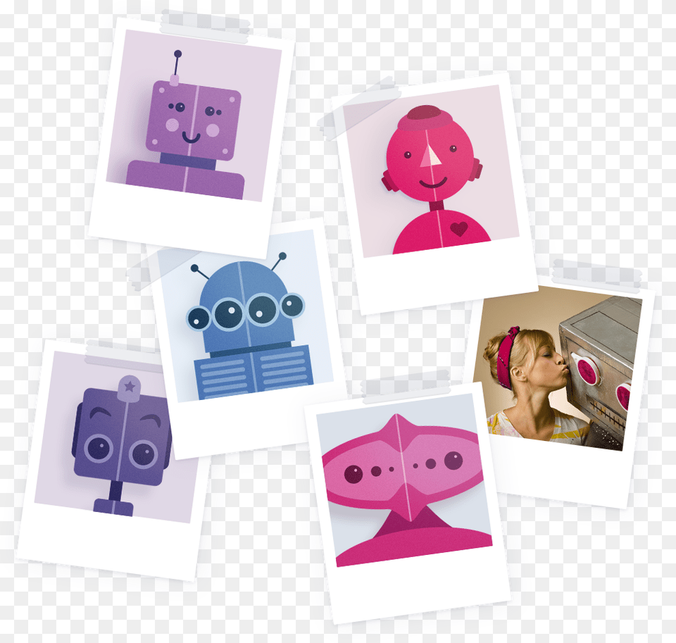 Your Own Chatbot Doll, Art, Collage, Female, Child Free Png Download