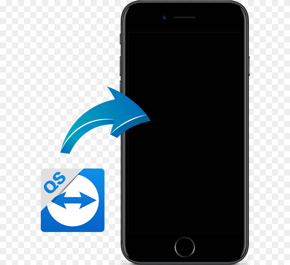Your Partner Downloads The Teamviewer Quicksupport Iphone, Electronics, Mobile Phone, Phone Free Transparent Png