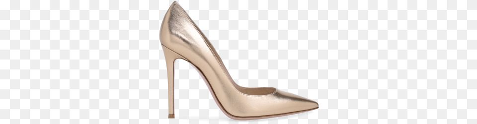 Your Perfect Sole Mate Gianvito Rossi The Chic Icon Gianvito Rossi 105 Gold, Clothing, Footwear, High Heel, Shoe Free Transparent Png