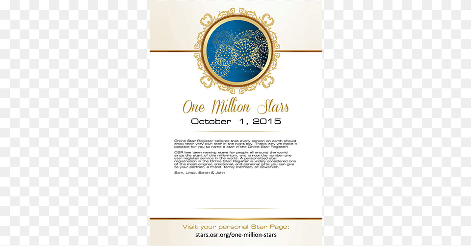 Your Personal Message Personalised Message For A Star, Advertisement, Poster, Accessories, Jewelry Png