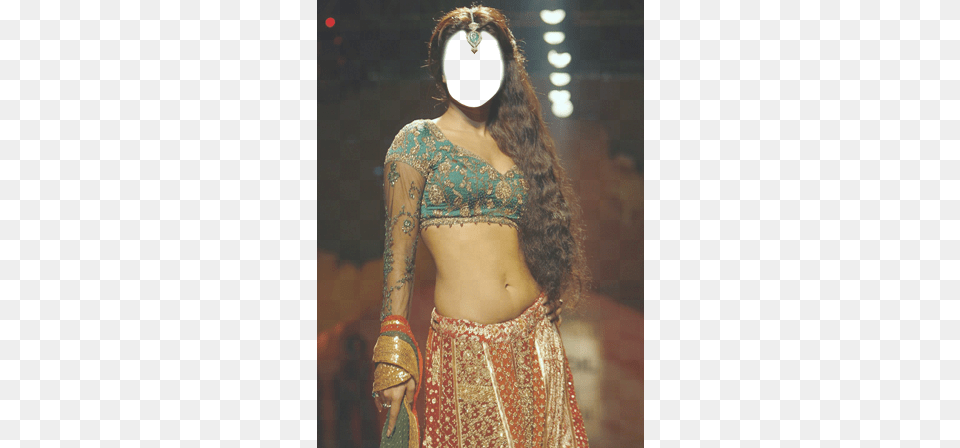 Your Photos Indian Woman Ranbir Kapoor In John Players, Blouse, Clothing, Navel Png