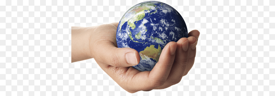 Your Plan To World Fame Earth On Hand, Baby, Person, Astronomy, Outer Space Png Image
