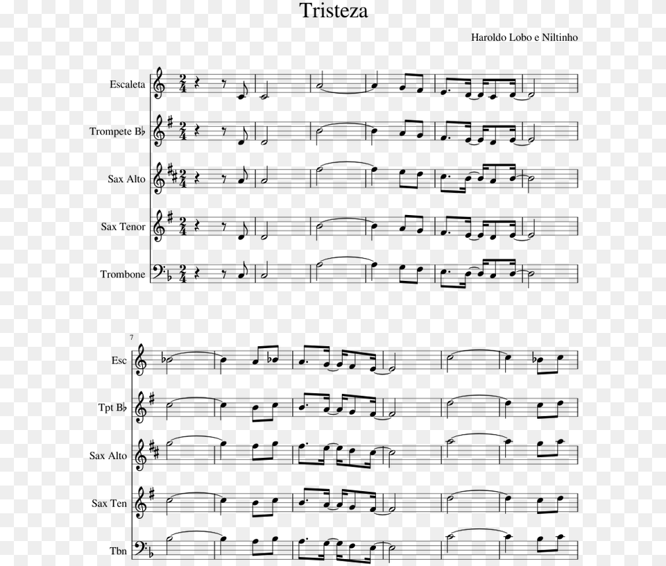 Your Reality Trombone Sheet Music, Gray Png Image