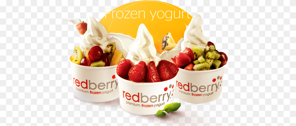 Your Smile Is Even More Beautiful With Yogurt Red Berry Frozen Yogurt, Cream, Dessert, Food, Frozen Yogurt Free Transparent Png