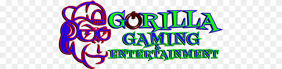 Your Ultimate Gaming Experience Gorilla U0026 Entertainment Gorilla Games Logo, Light, Neon, Text Free Png