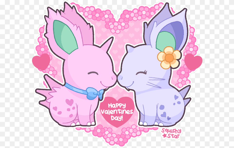 Your Valentine Feature Valentines Day Pokemon Gif Valentine Day Art Pokemon, Animal, Bear, Mammal, Wildlife Free Png Download