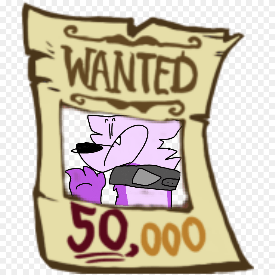 Your Very Own Wanted Poster, Bag, Person, Book, Publication Free Png