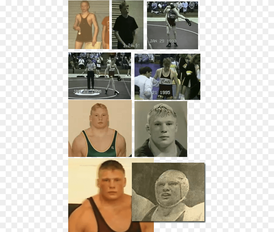 Youth Brock Lesnar Young, Art, Collage, Adult, Woman Free Png