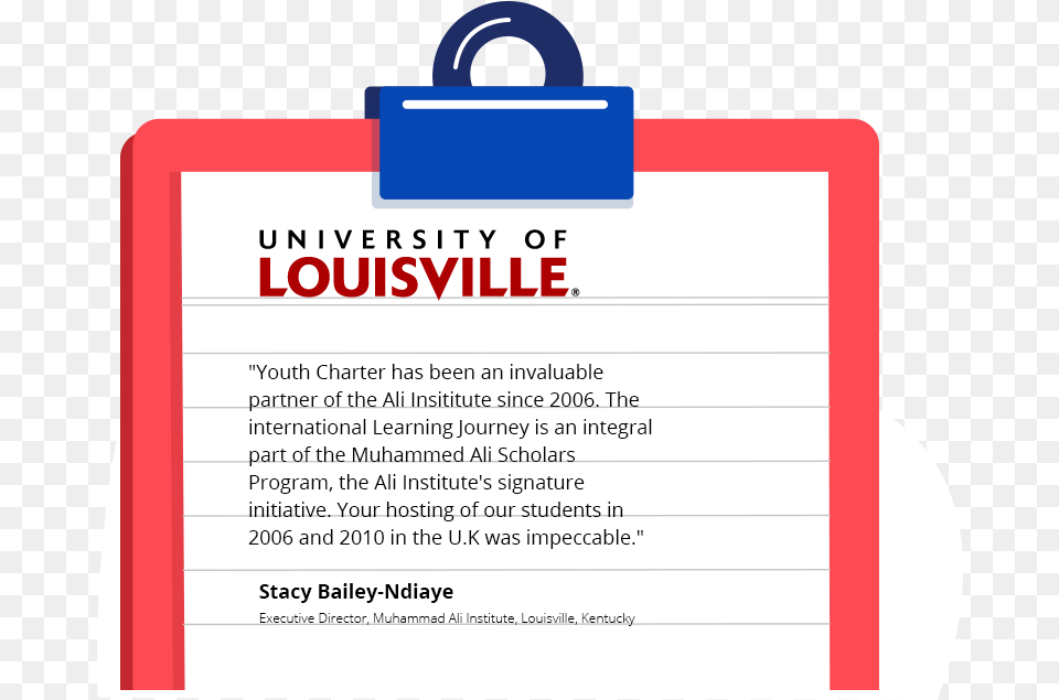 Youth Charter University Of Louisville, Text, Page Free Png Download