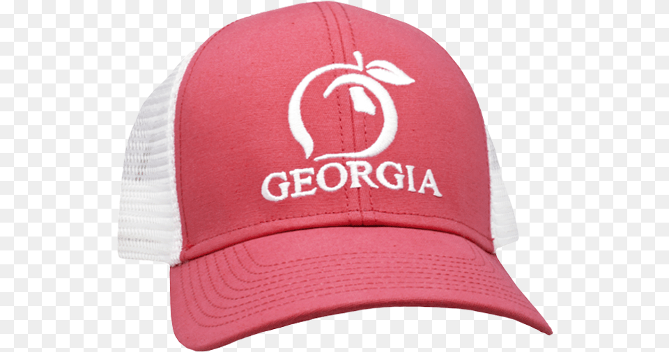 Youth Georgia Mesh Back Trucker Hat Hat Peach State Pride, Baseball Cap, Cap, Clothing, Swimwear Png