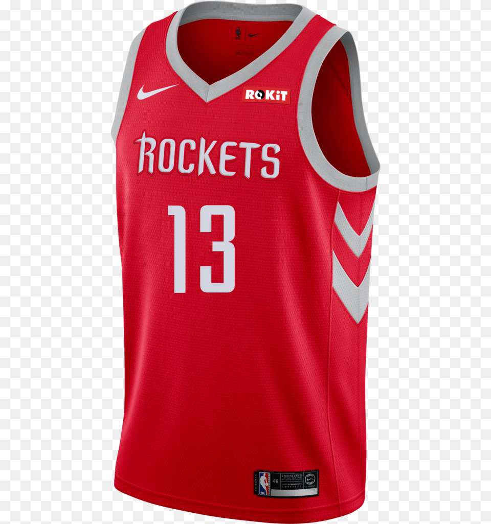 Youth Houston Rockets Nike James Harden Icon Edition Chris Paul Rockets Jersey, Clothing, Shirt, First Aid Free Png Download