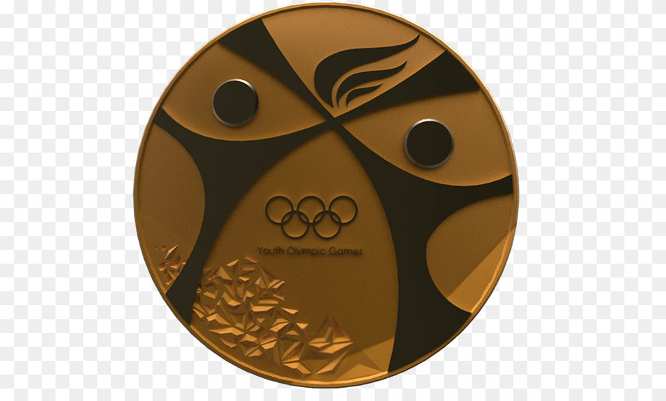Youth Olympic Games 2016 Medal, Gold, Disk, Bronze, Trophy Free Png Download