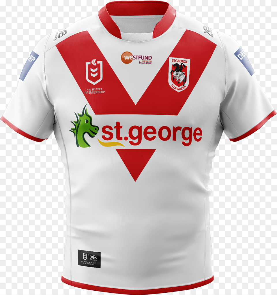 Youth St George Bank, Clothing, Shirt, T-shirt, Jersey Free Png