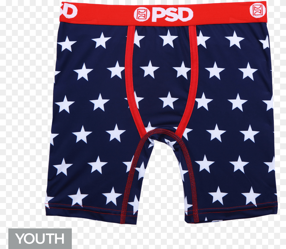 Youth Star Spangled Board Short, Flag, Clothing, Underwear, Swimming Trunks Free Png